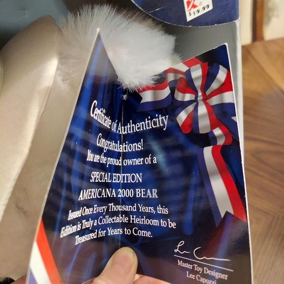 DanDee 2000 Celebration Americana White Bear, NWT - Picture 5 of 7